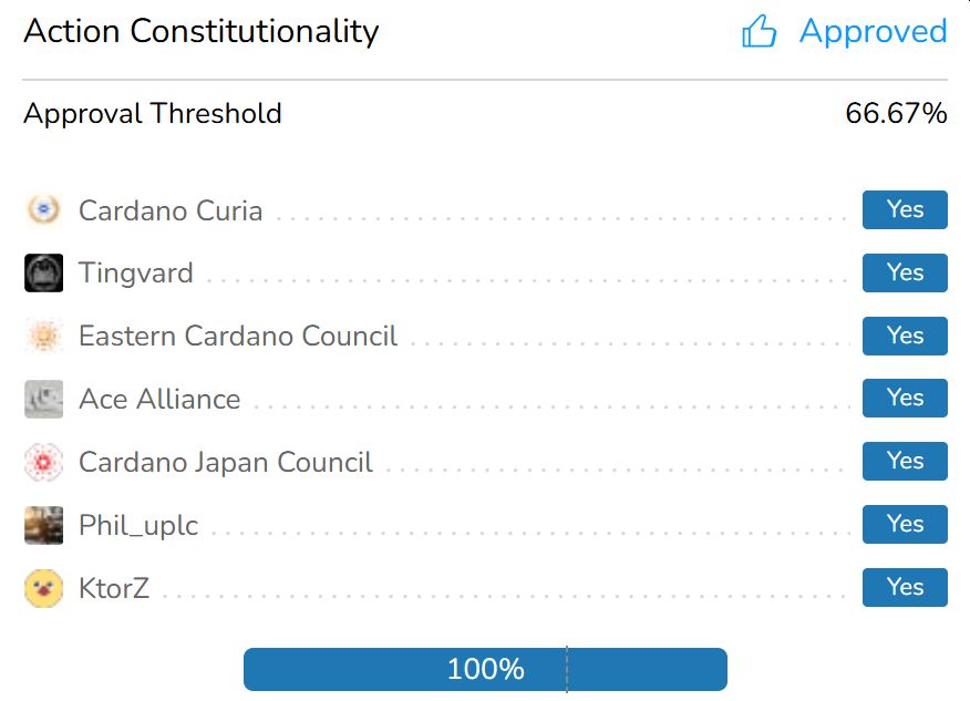 2025年 初代Constitutional Committee選挙結果